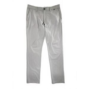 Travis Mathew Men's Gray Performance Golf Pants - Size 34/35" Waist 32" Inseam